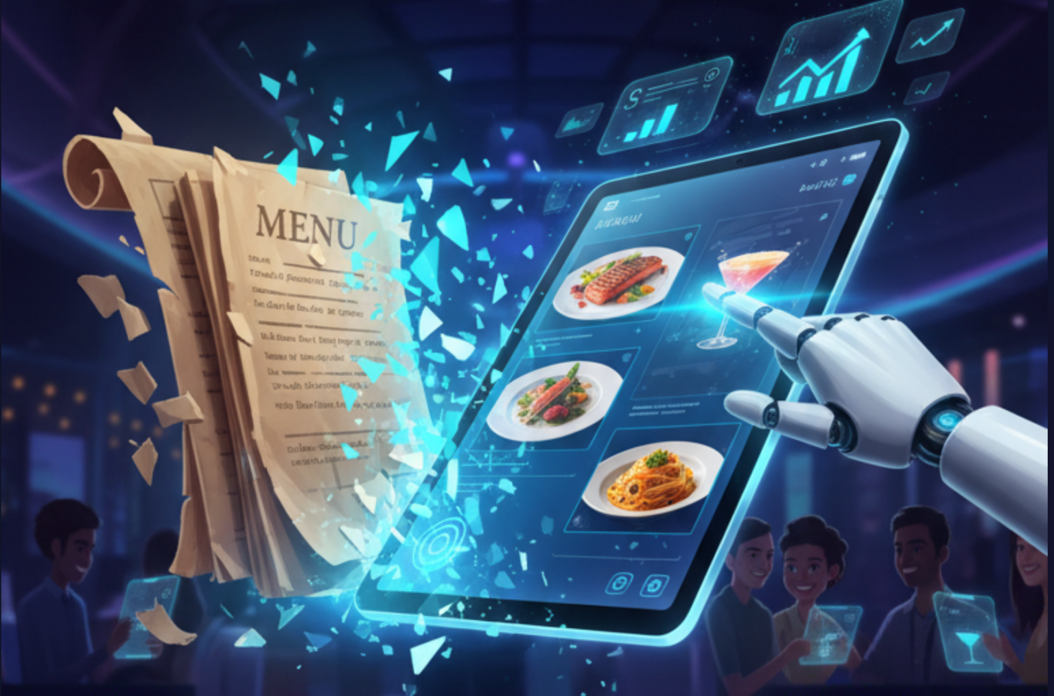The Real Cost of Paper Menus vs. Digital Menu Management ROI