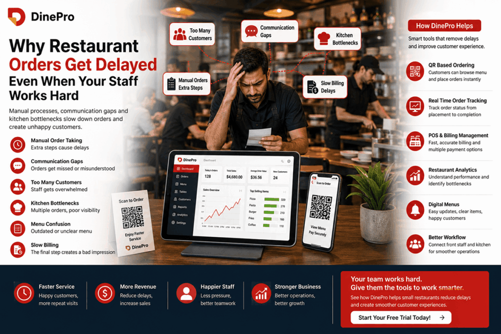 Why Restaurant Orders Get Delayed and How to Fix Them