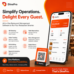 DinePro restaurant management software